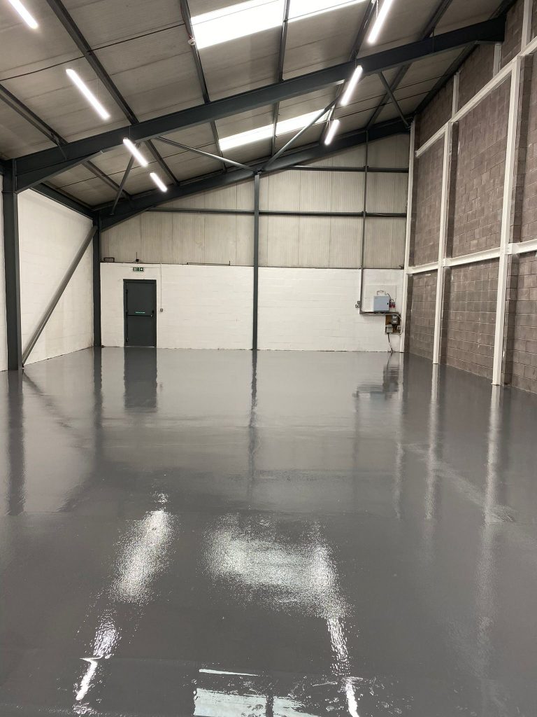 Edinburgh epoxy paint for a factory floor