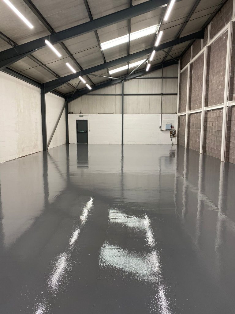 Edinburgh epoxy paint for a factory floor