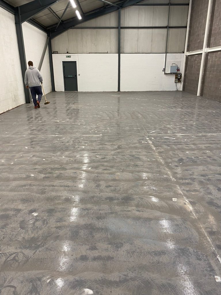 Edinburgh epoxy paint for a factory floor