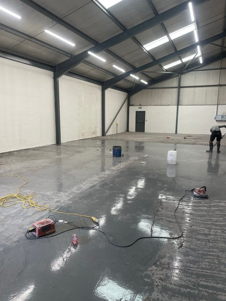 Edinburgh epoxy paint for a factory floor