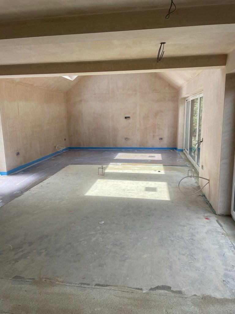 Edinburgh industrial top floor screed