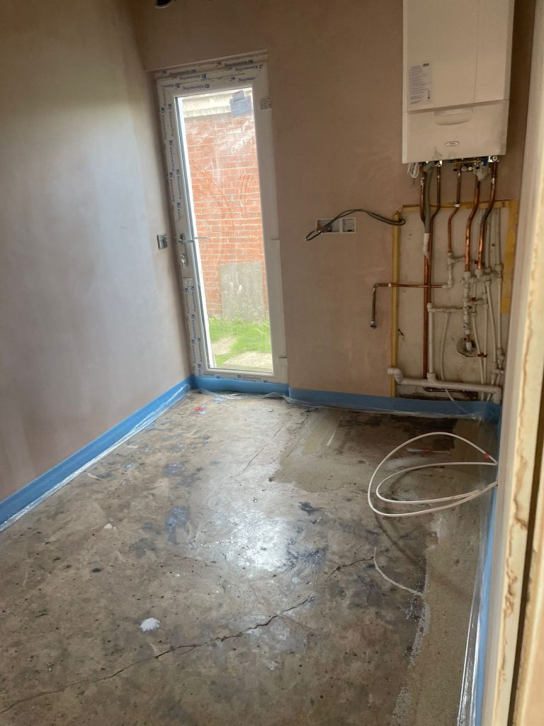Edinburgh industrial top floor screed