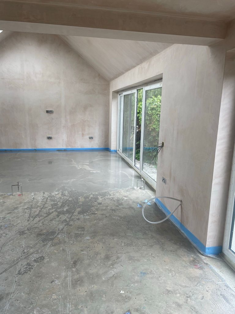Edinburgh industrial top floor screed