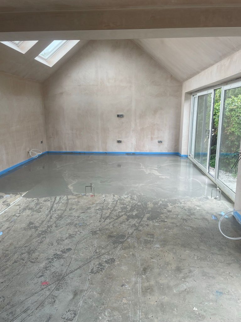 Edinburgh industrial top floor screed