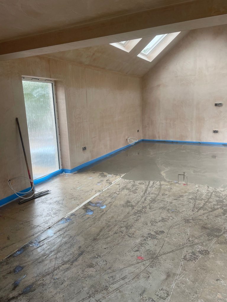 Edinburgh industrial top floor screed