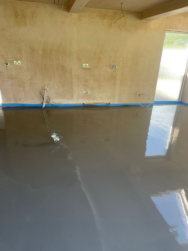 Edinburgh industrial top floor screed