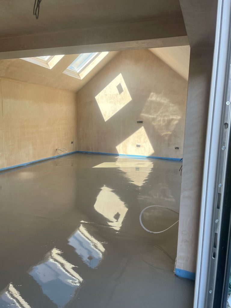 Edinburgh industrial top floor screed