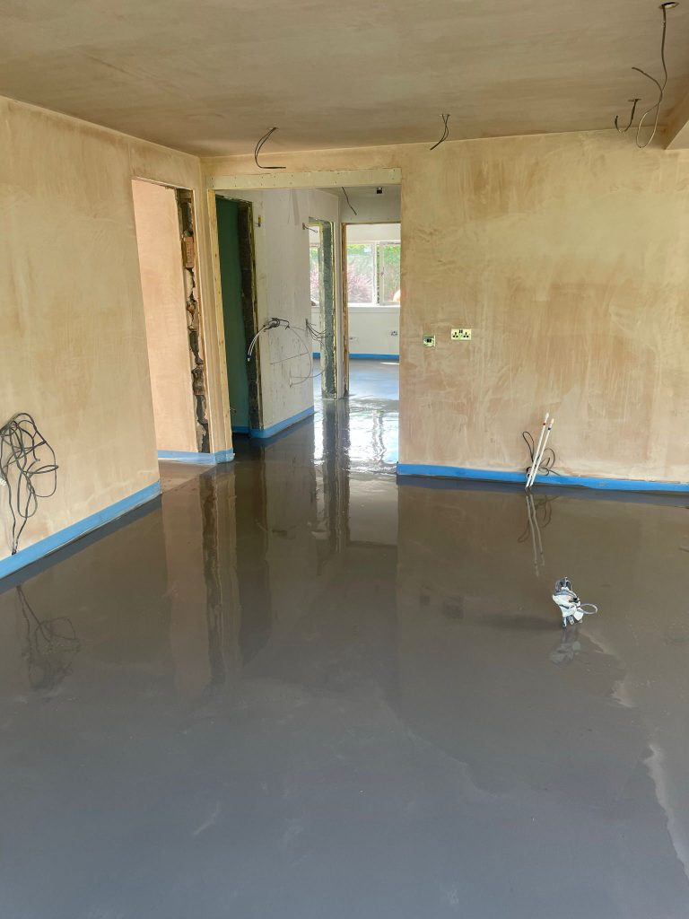 Edinburgh industrial top floor screed