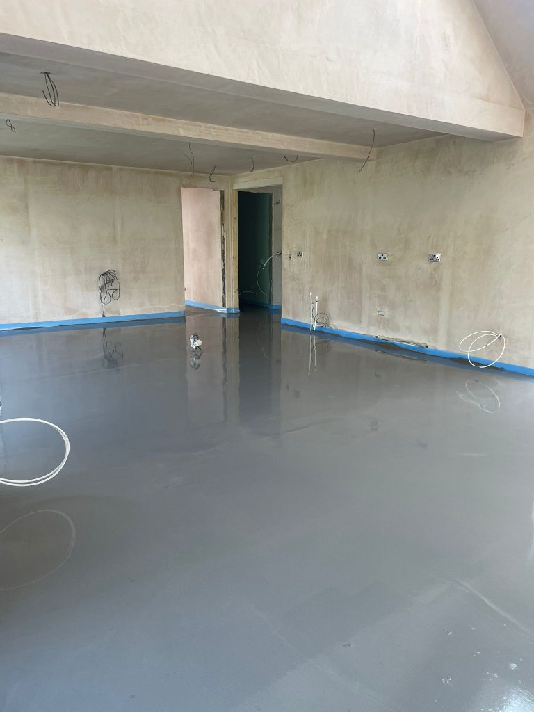Edinburgh industrial top floor screed