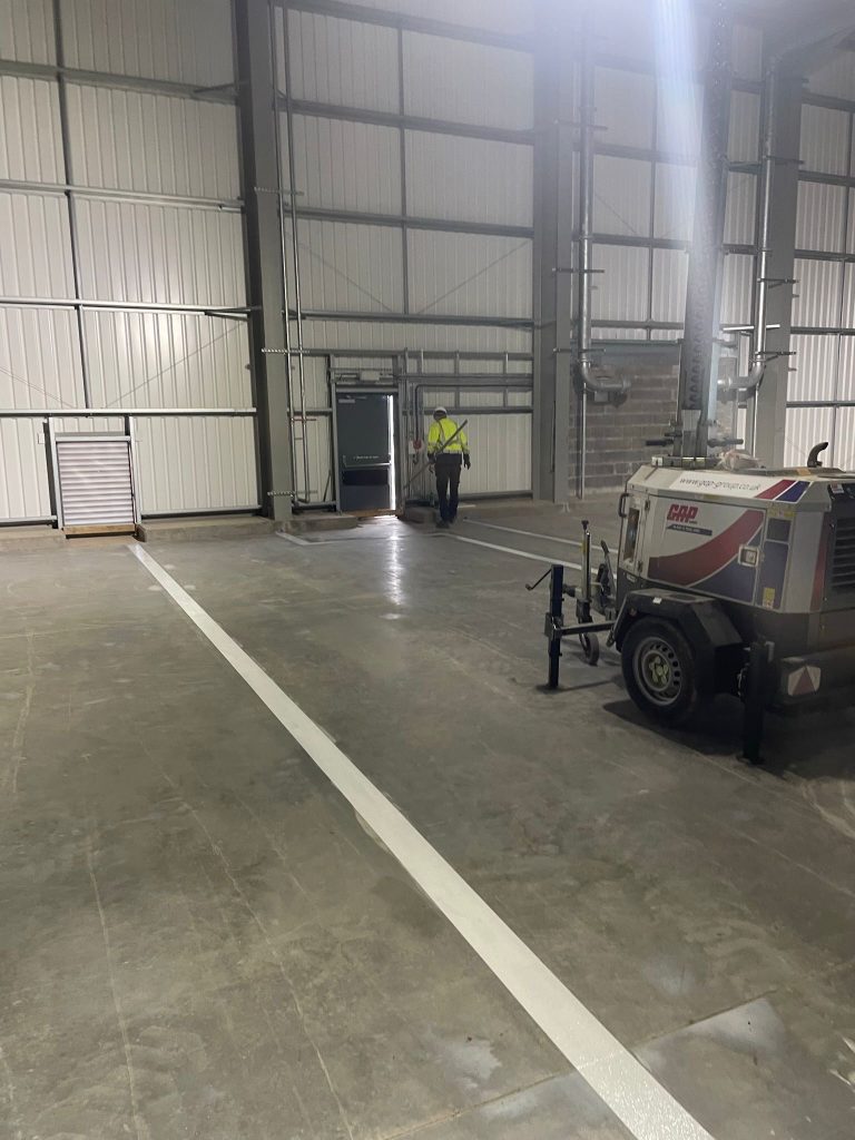 Macallan Whisky Storage Unit epoxy line and number painting