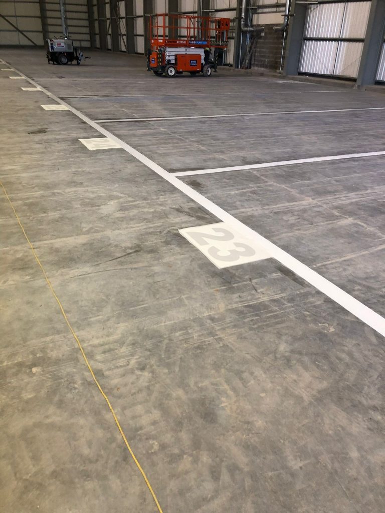 Macallan Whisky Storage Unit epoxy line and number painting