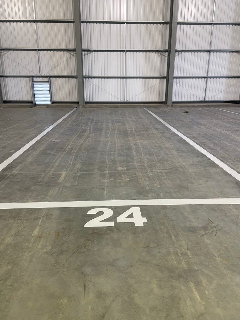 Macallan Whisky Storage Unit epoxy line and number painting