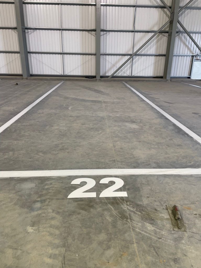 Macallan Whisky Storage Unit epoxy line and number painting