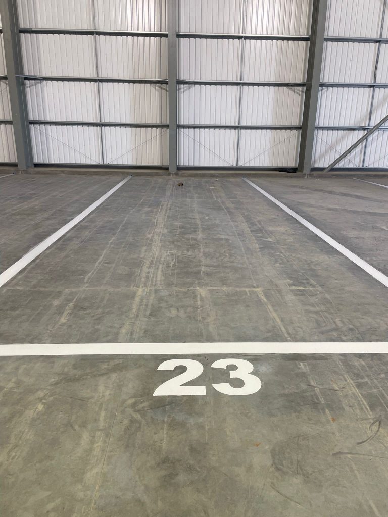 Macallan Whisky Storage Unit epoxy line and number painting