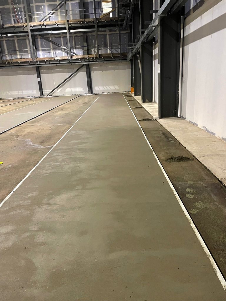 Kelvinhall screed and epoxy flooring system