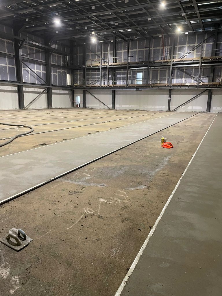 Kelvinhall screed and epoxy flooring system