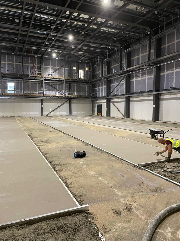 Kelvinhall screed and epoxy flooring system