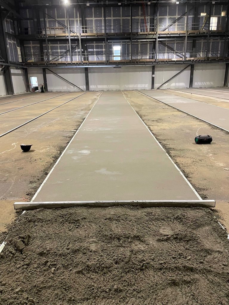 Kelvinhall screed and epoxy flooring system