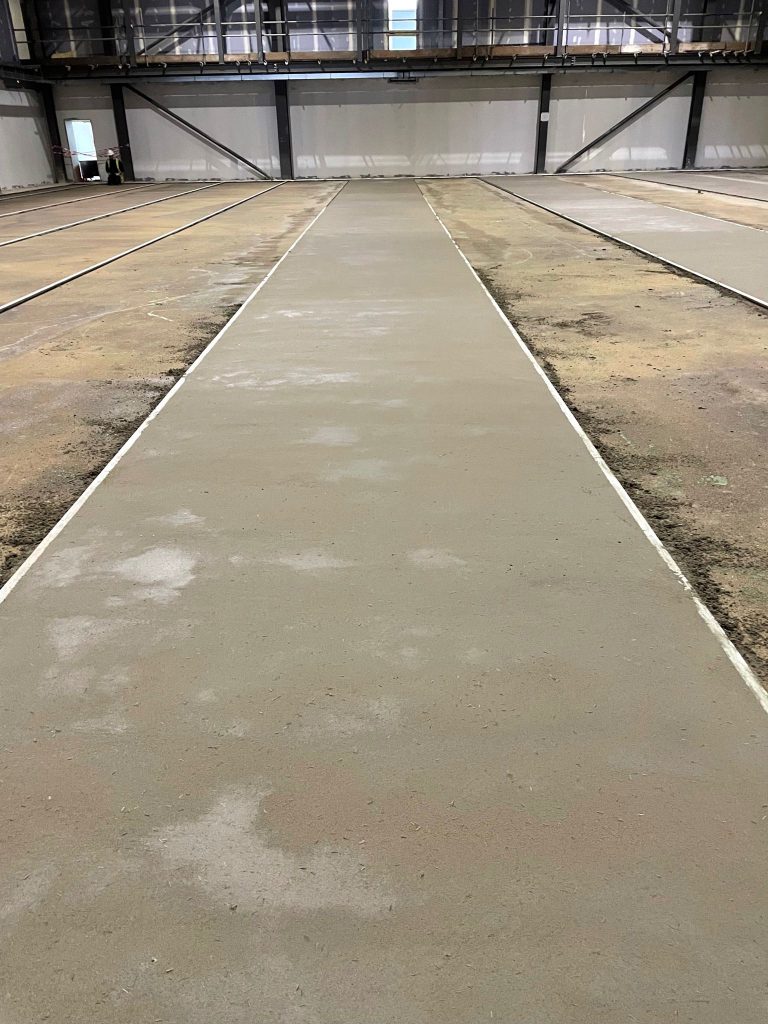 Kelvinhall screed and epoxy flooring system