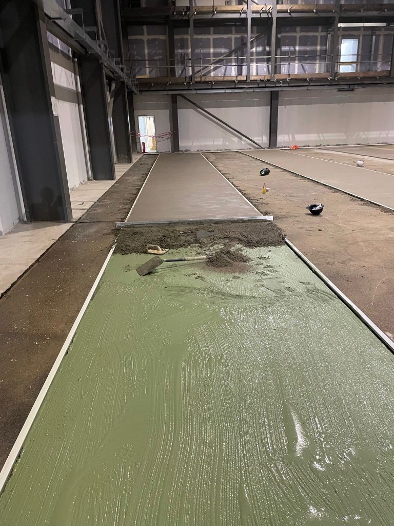 Kelvinhall screed and epoxy flooring system