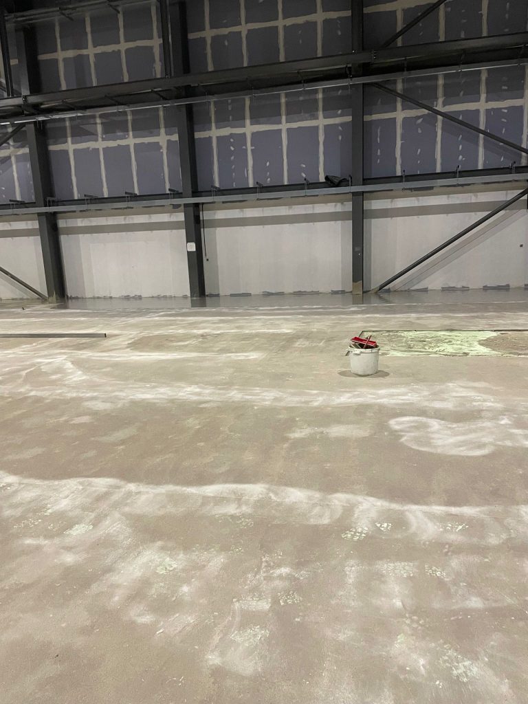 Kelvinhall screed and epoxy flooring system