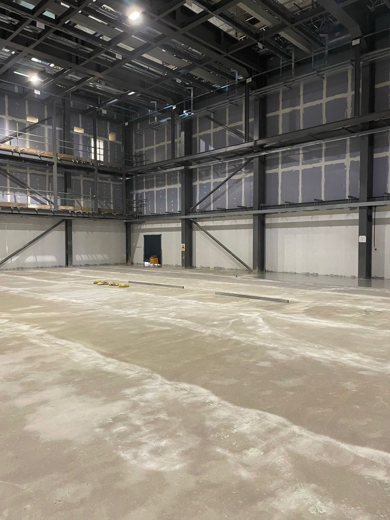 Kelvinhall screed and epoxy flooring system