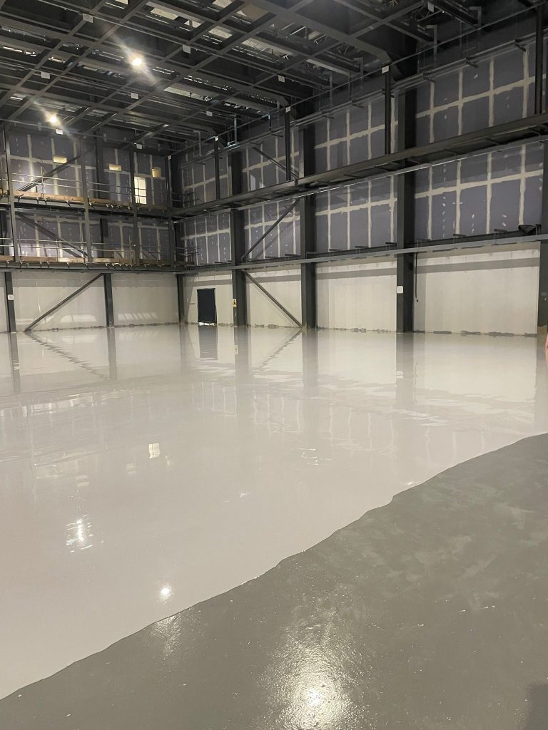 Kelvinhall screed and epoxy flooring system