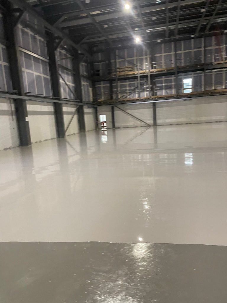Kelvinhall screed and epoxy flooring system