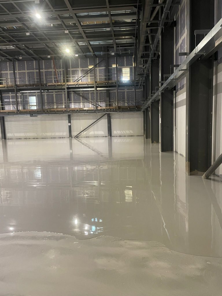 Kelvinhall screed and epoxy flooring system