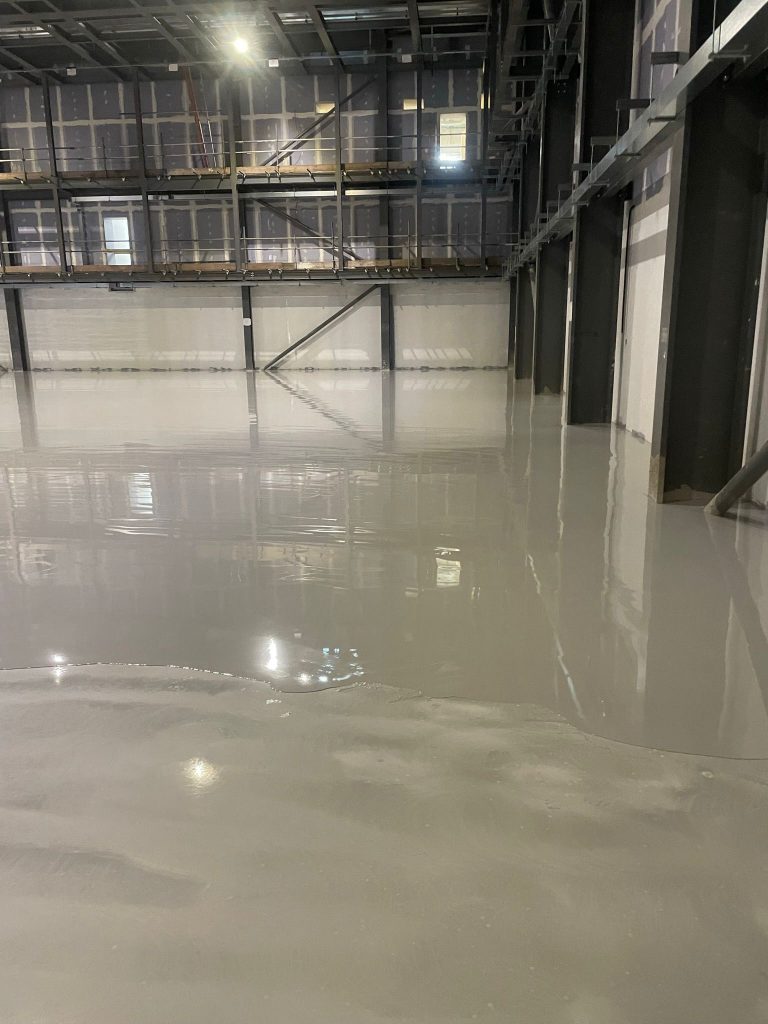 Kelvinhall screed and epoxy flooring system