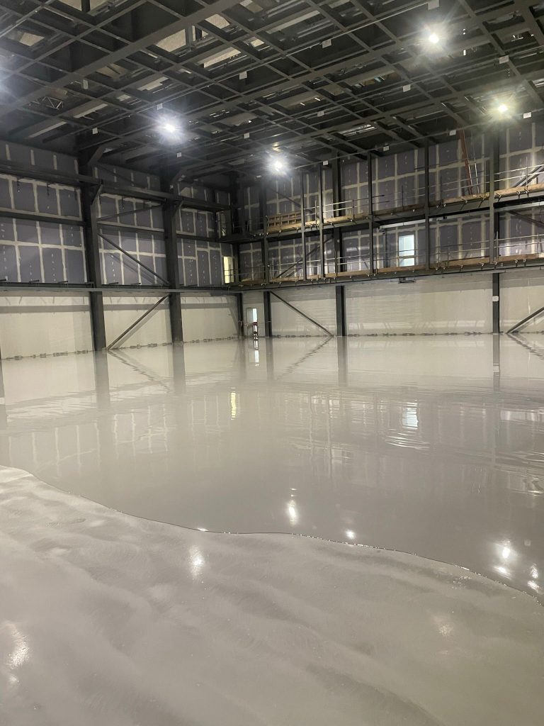 Kelvinhall screed and epoxy flooring system