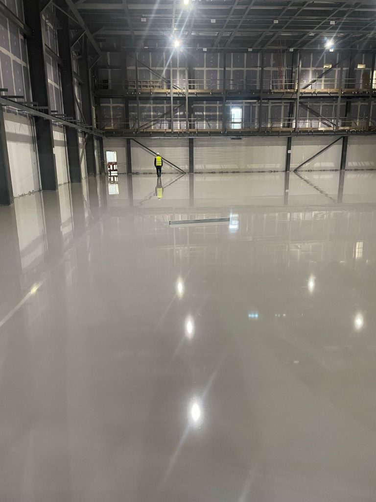 Kelvinhall screed and epoxy flooring system