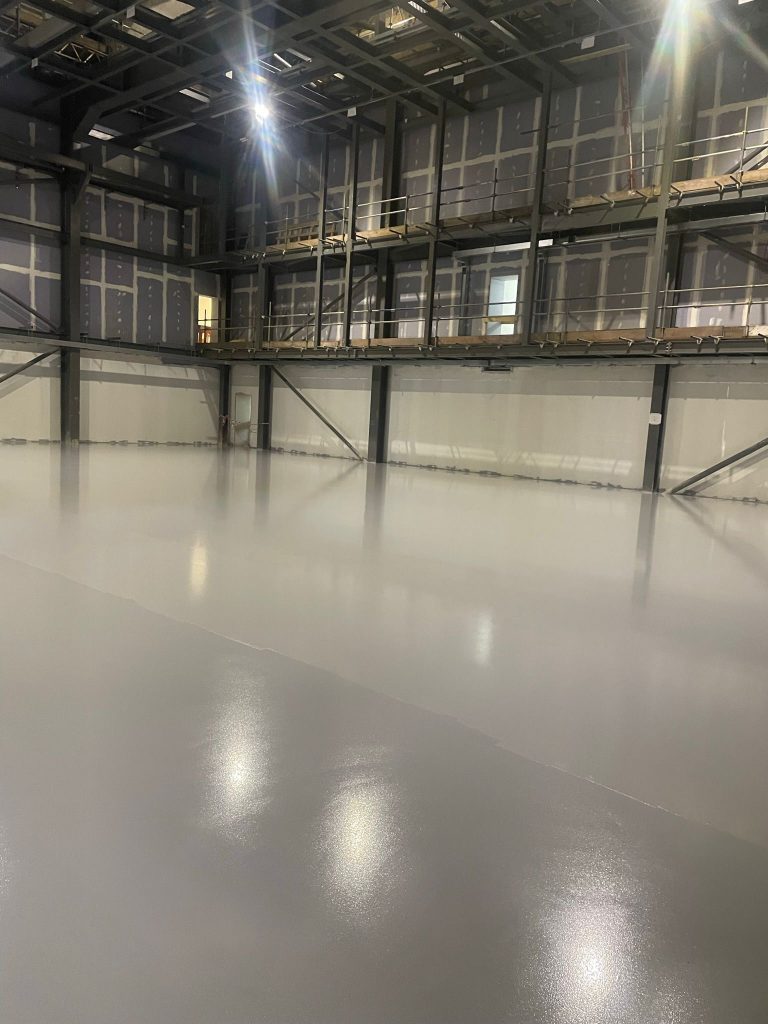 Kelvinhall screed and epoxy flooring system