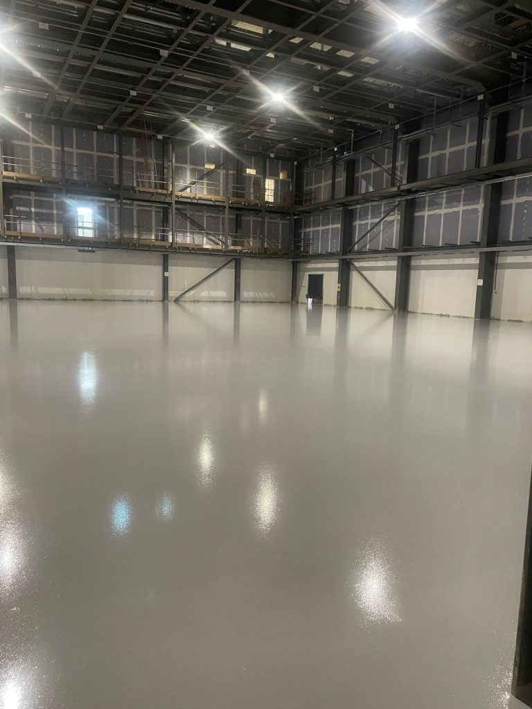 Kelvinhall screed and epoxy flooring system