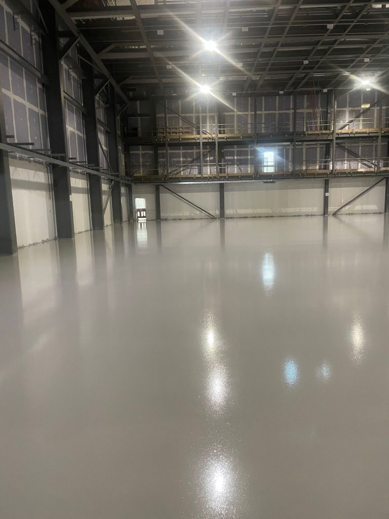 Kelvinhall screed and epoxy flooring system