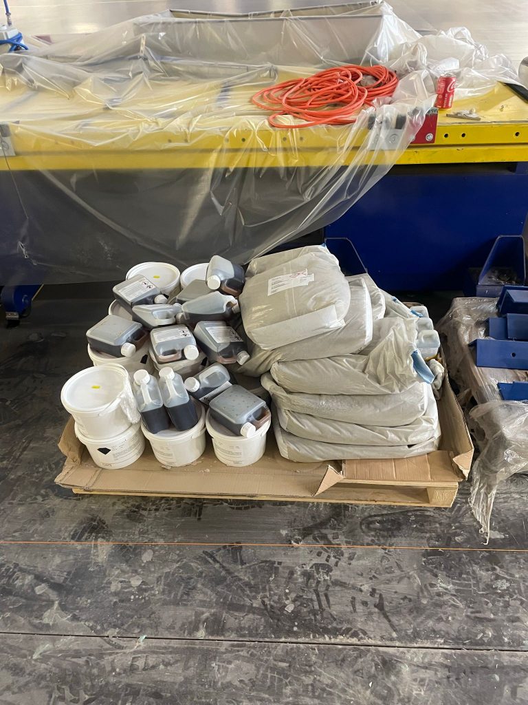 Newcastle 10,000 m2 epoxy paint factory floor